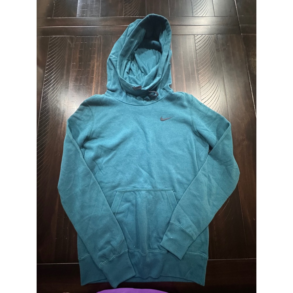 Nike Womens green Pullover Hoodie Cowl Neck Sweatshirt Small